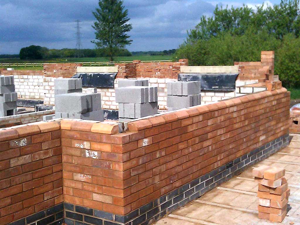 Bricks upto Plinth